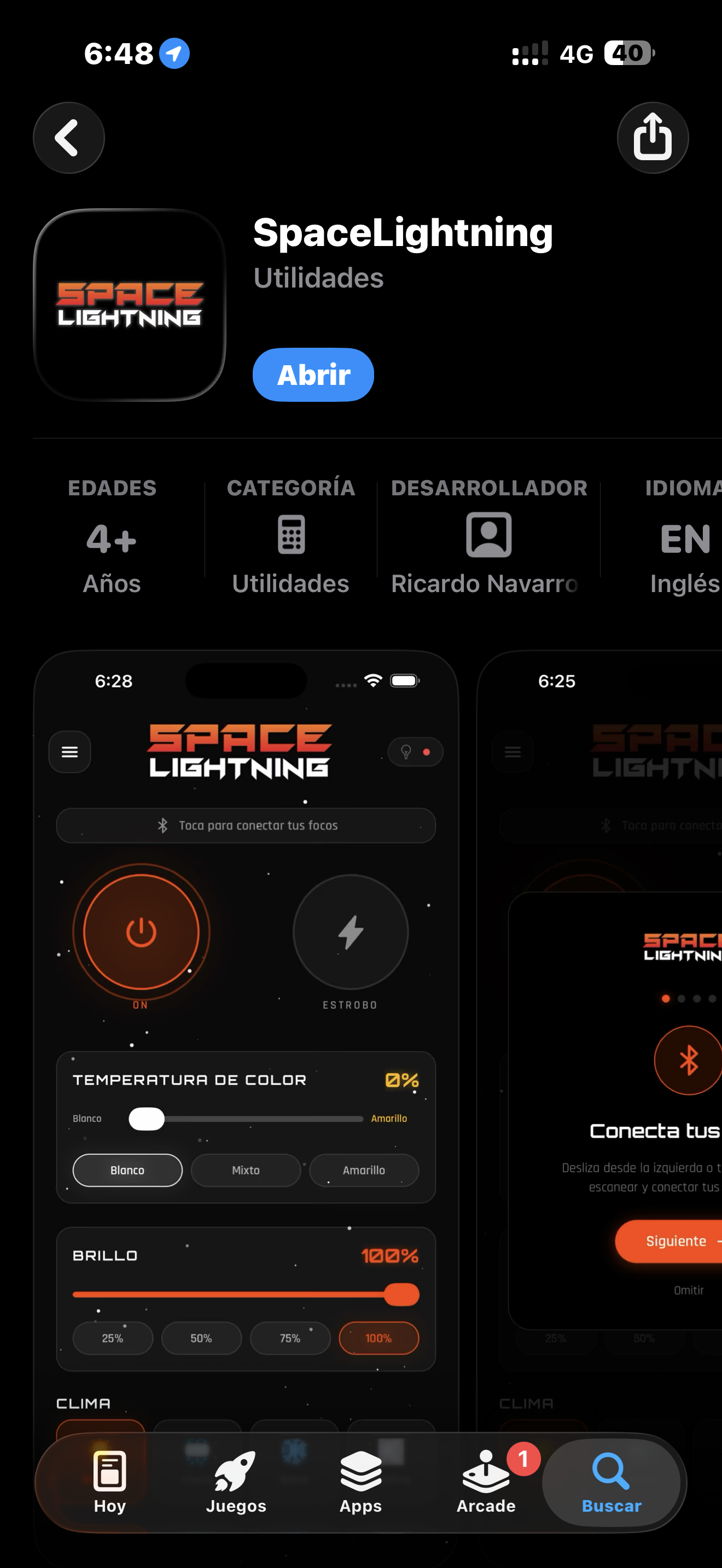 Space Lightning App — App Store