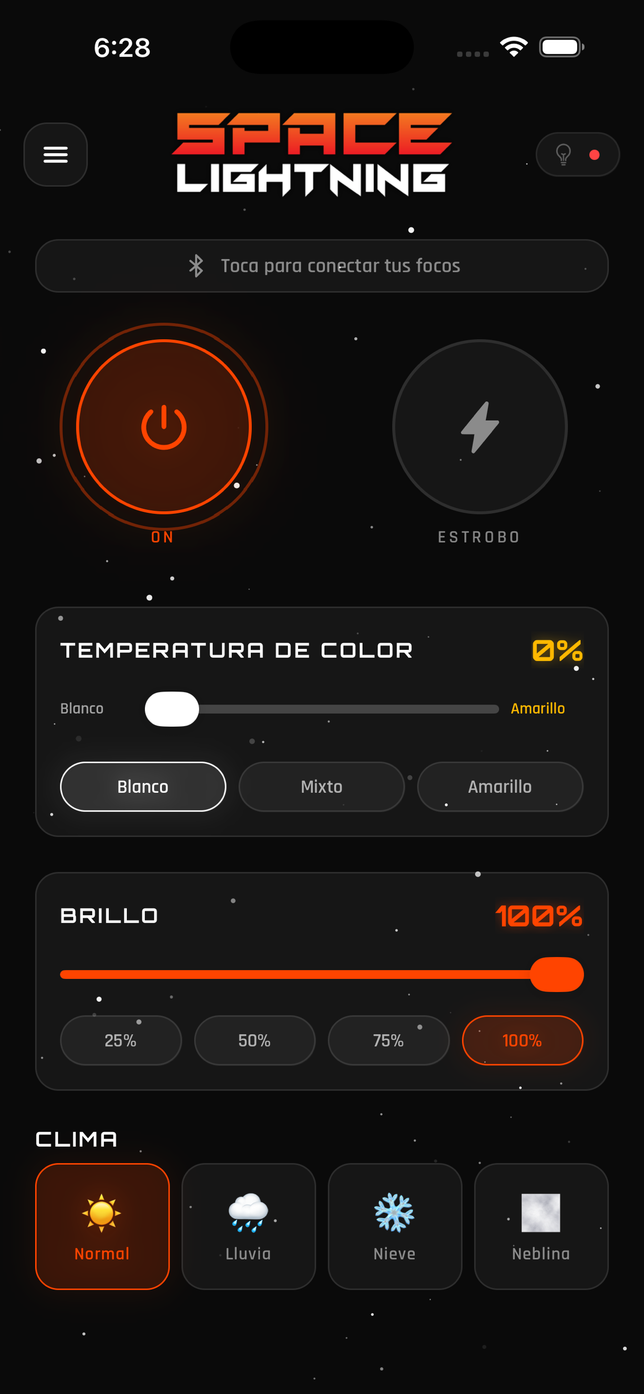 Space Lightning App